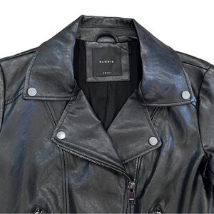 Elodie Women's Sleek Black Leather Jacket